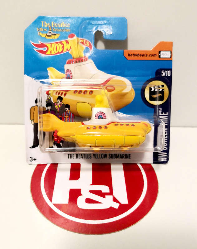 2017 Hot Wheels The Beatles Yellow Submarine