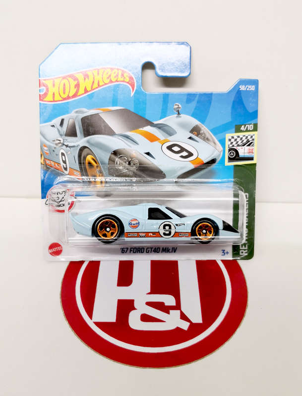 2022 Hot Wheels "Gulf Racing" '67 Ford GT40 MKIV