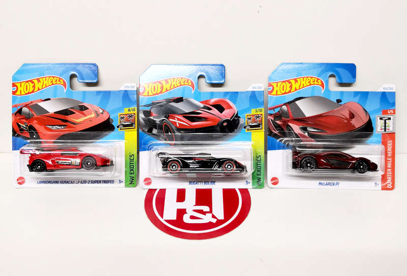 2024 Hot Wheels Supercar Combo (3 x Models)