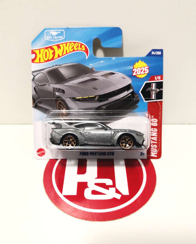 2025 Hot Wheels Ford Mustang Combo (2 Vehicles)