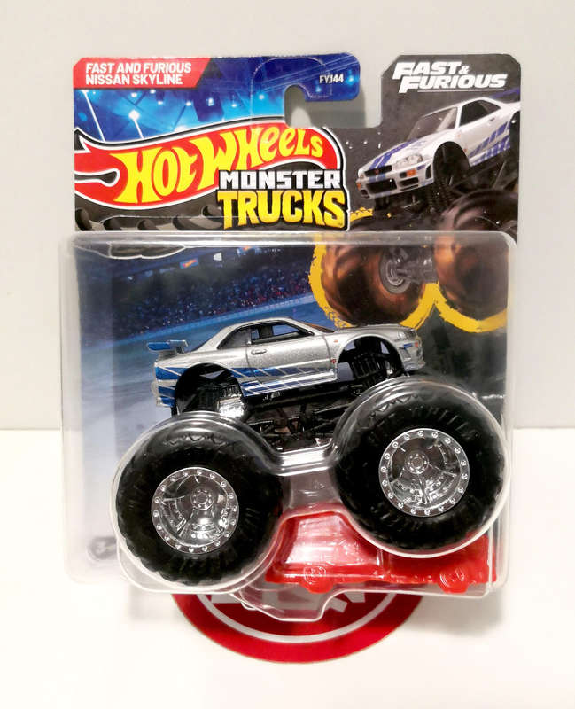 Hot Wheels Monster Trucks "Fast and Furious" Nissan Skyline