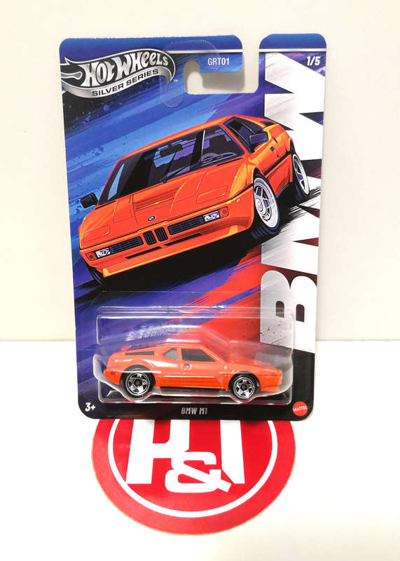 2025 Hot Wheels "Silver Series" BMW - Full set (5 vehicles)