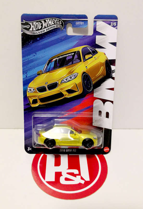 2025 Hot Wheels "Silver Series" BMW - Full set (5 vehicles)