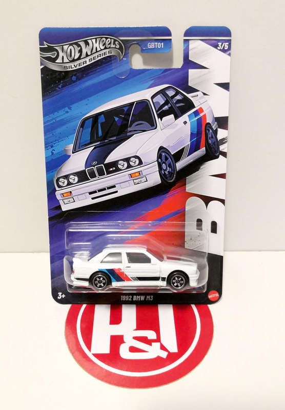 2025 Hot Wheels "Silver Series" BMW - Full set (5 vehicles)