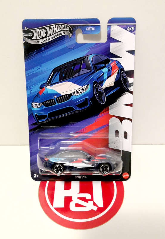 2025 Hot Wheels "Silver Series" BMW - Full set (5 vehicles)