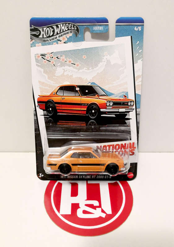 2025 Hot Wheels Silver Series "National Icons" 1971 Nissan Skyline HT 2000GT-R