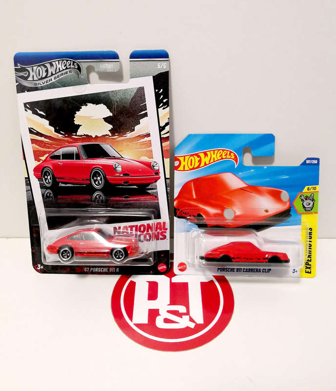 Hot Wheels Porsche 911 Combo (2 x Vehicles)
