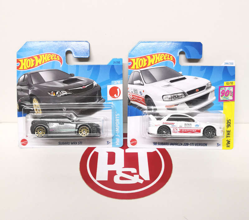 Hot Wheels Subaru Combo (2 x Models)