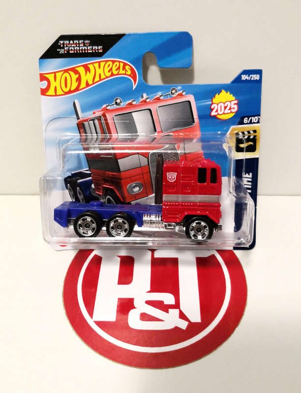 Hot Wheels Transformers Combo (2 x Vehicles - Optimus Prime + Bumblebee)