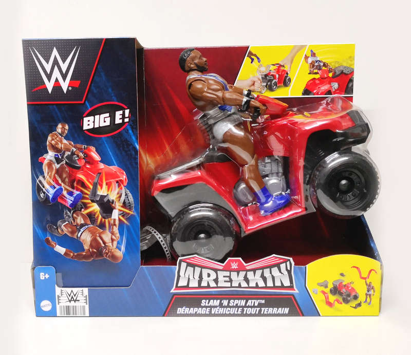 WWE "Wrekkin' Slam & Spin" ATV Vehicle with Big-E Action Figure