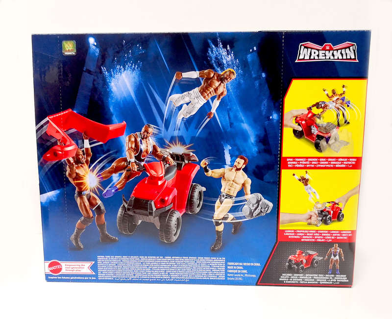 WWE "Wrekkin' Slam & Spin" ATV Vehicle with Big-E Action Figure