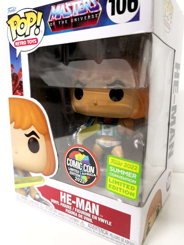 Funko Pop! Retro Toys - Masters of the Universe He-Man COMIC CON AFRICA 2022 EXCLUSIVE