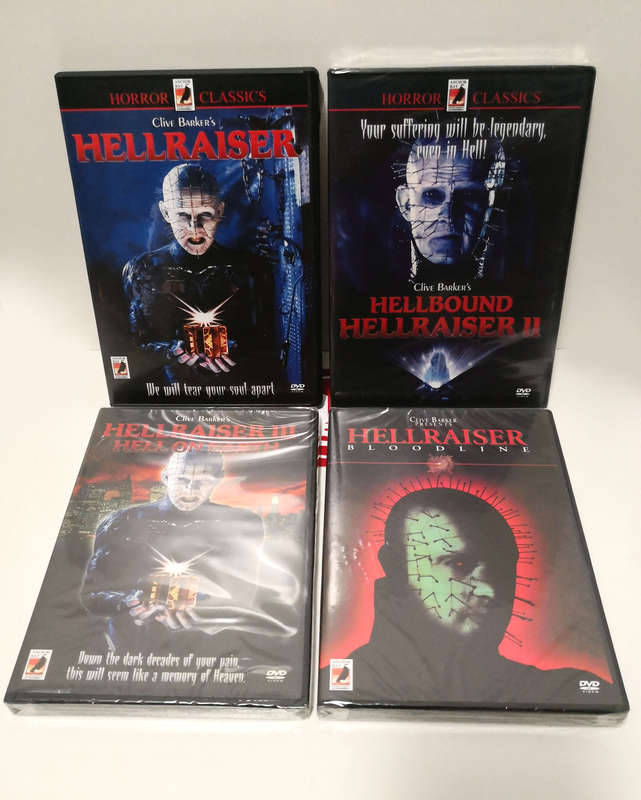 Hellraiser Quadrilogy DVDs (4 x DVDs)
