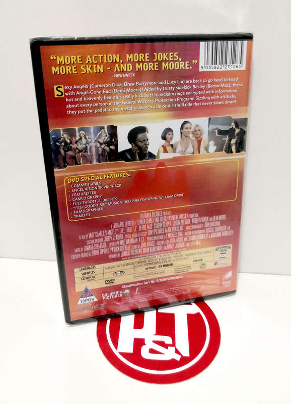 BRAND NEW Charlie's Angels - Full Throttle DVD