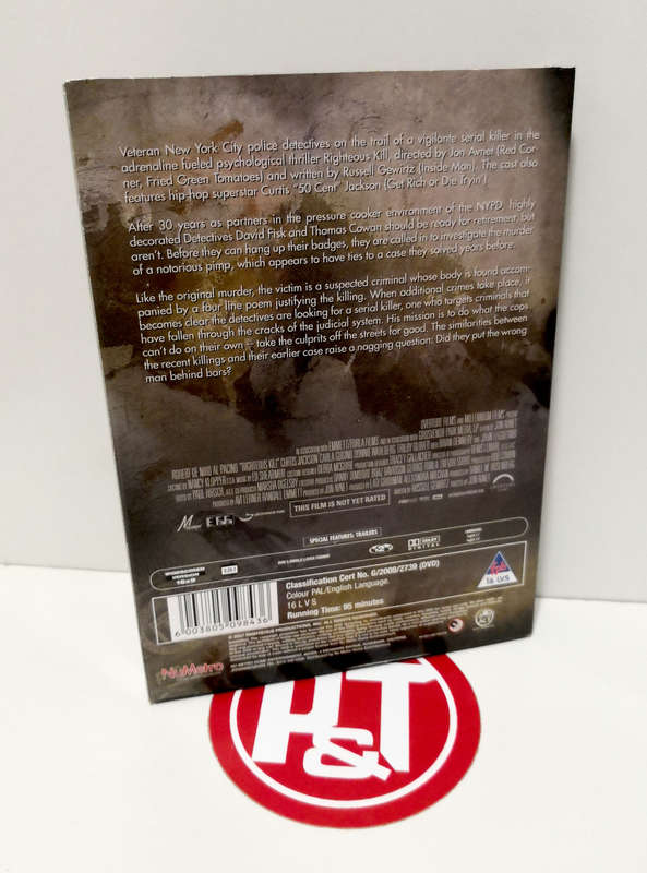 Righteous Kill DVD