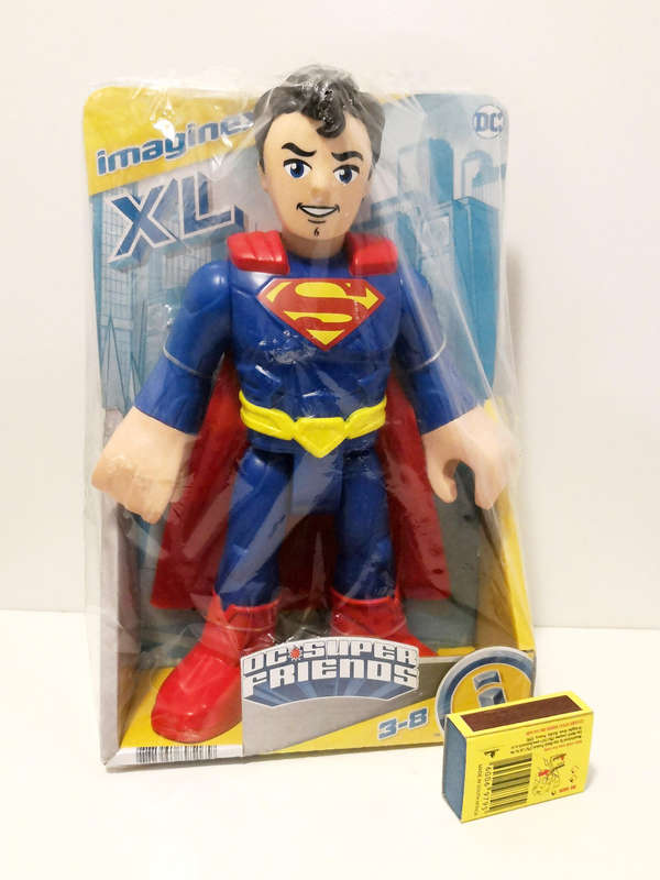 Imaginext XL Batman & Superman action figures (2 x large scale figures)