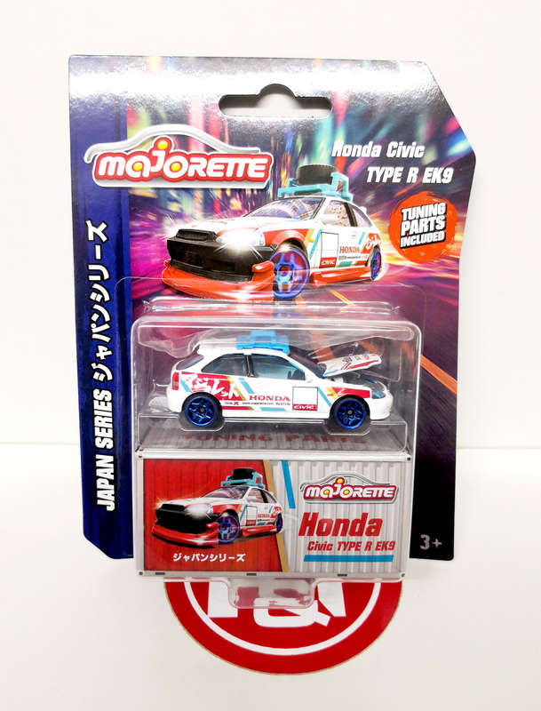 Majorette Honda Civic Type R EK9 Combo (2 x Models)