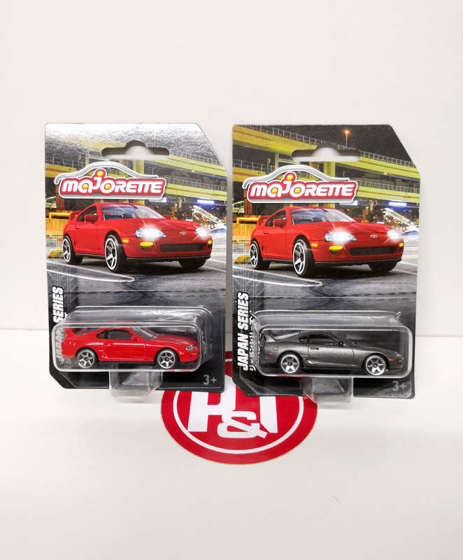 Majorette Japan Series Toyota Supra Combo (2 x models)