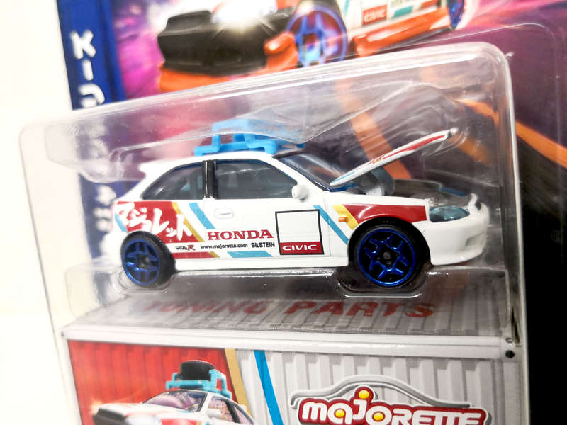 Majorette Japan Series "Tuning Parts" Honda Civic Type R EK9