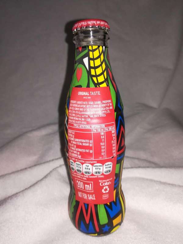 Collectors Dream CocaCola bottle, Super Rare 200ml bottle, Unopened, Unique, Thankyou bottle.