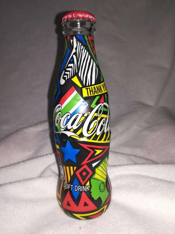 Collectors Dream CocaCola bottle, Super Rare 200ml bottle, Unopened, Unique, Thankyou bottle.