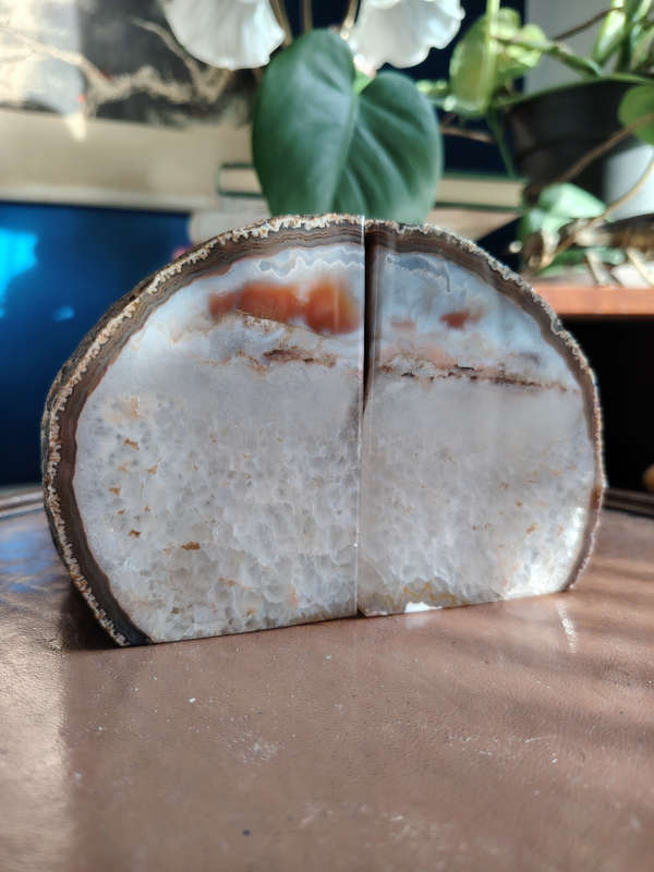 Agate Bookends - Pair
