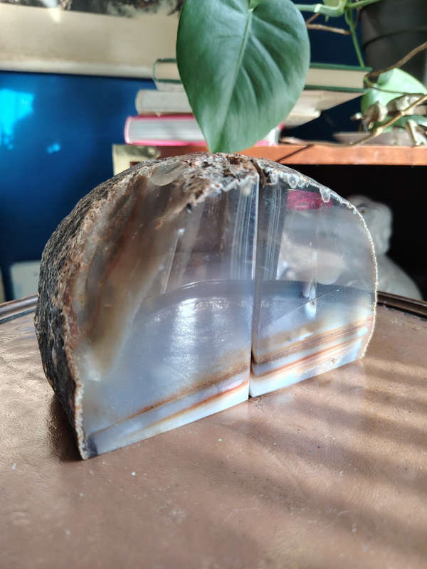 Agate Bookends - Pair