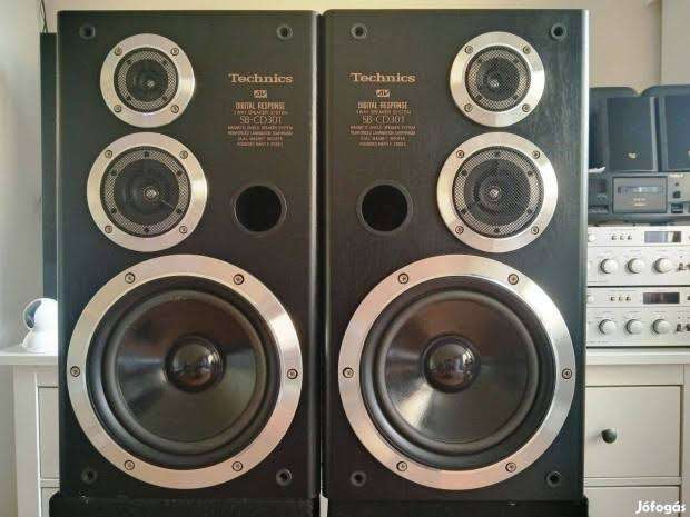 Technics SB CD 301 vintage three way speakers