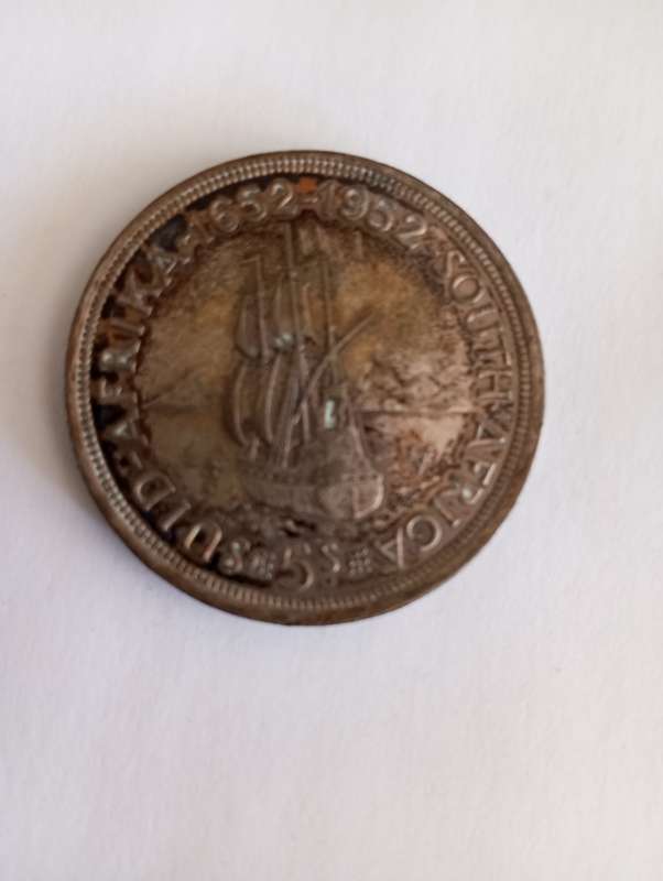 A union sa 5 shilling 1952