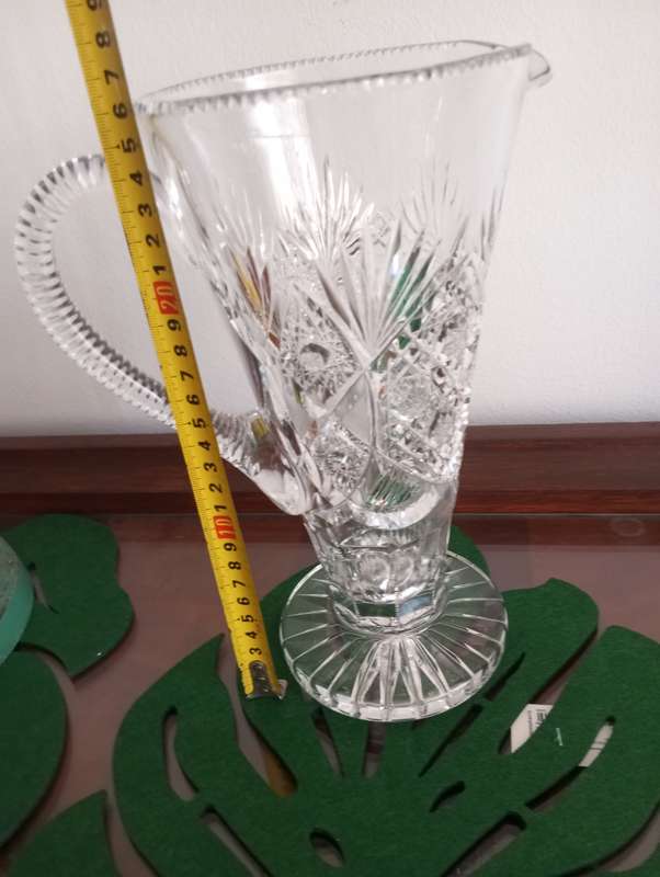 Beautiful cut crystal cordial jug
