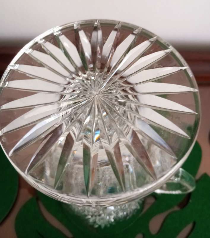 Beautiful cut crystal cordial jug