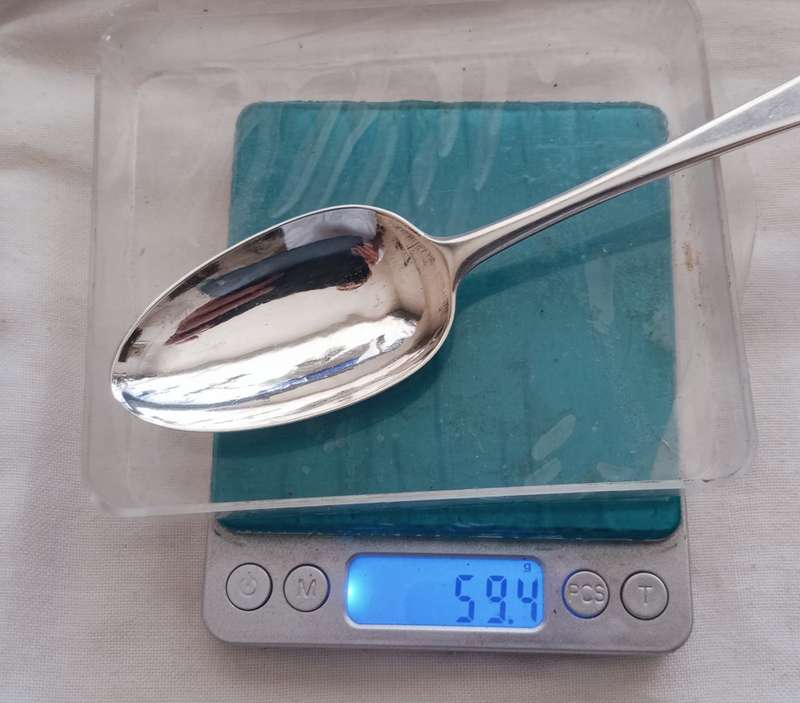 A Fine old hallmarked silver serving spoon