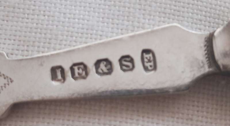 A lovely vintage silver cake fork