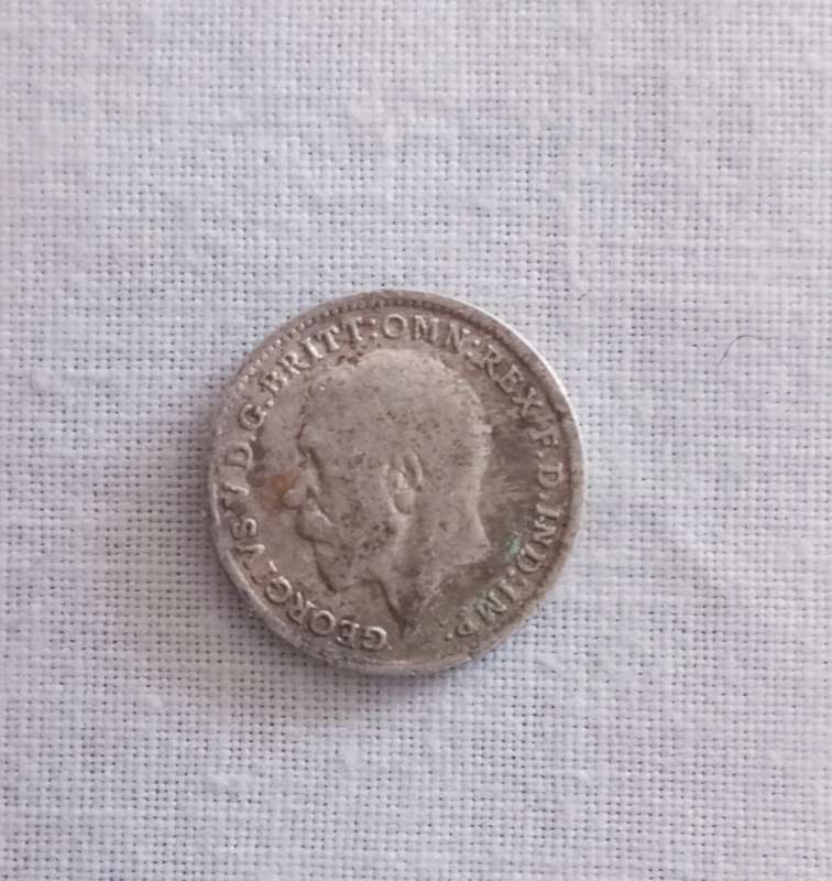 A fine 1917 George three pence