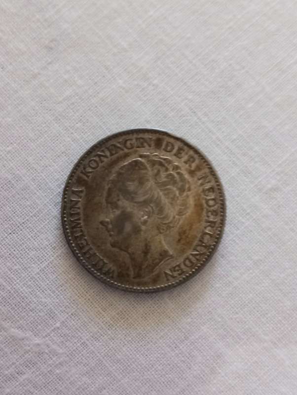 Dutch Antilles 1/4 Guilden silver