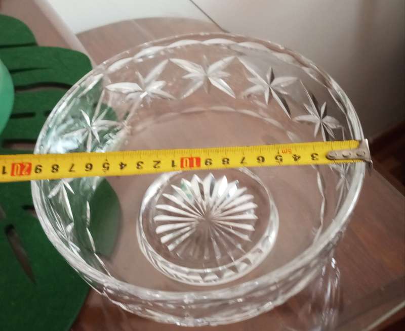 A beautiful cut crystal bowl by Stuart's