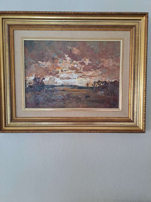 Titta Fasciotti Oil PAINTING  "Thunder Storm"
