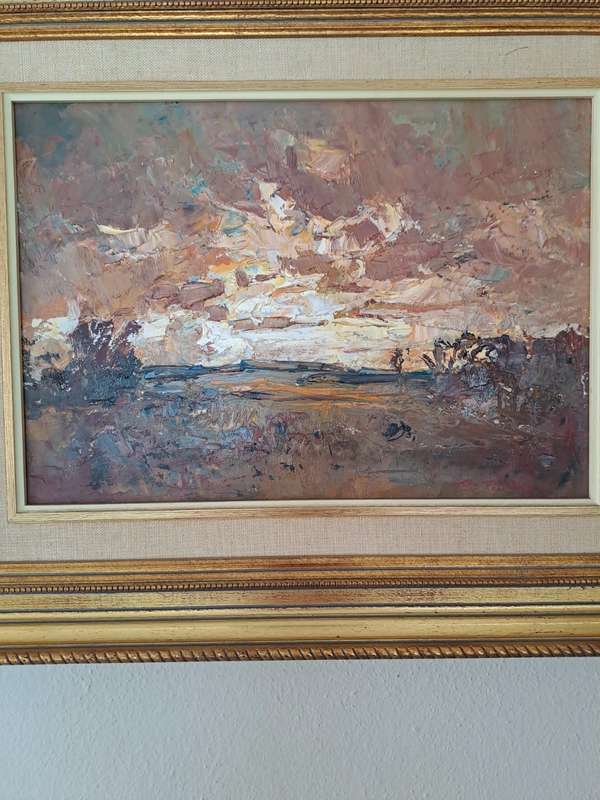 Titta Fasciotti Oil PAINTING  "Thunder Storm"