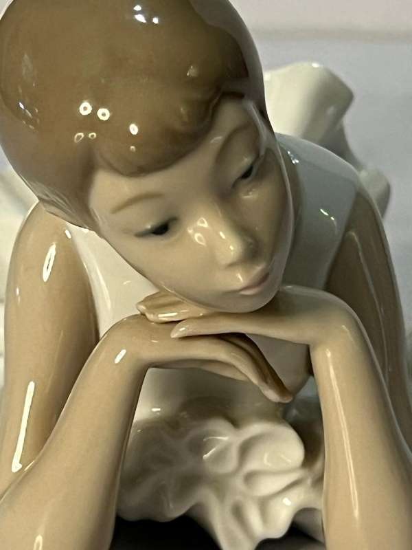 Nao by Lladro Ballerina- Laying down