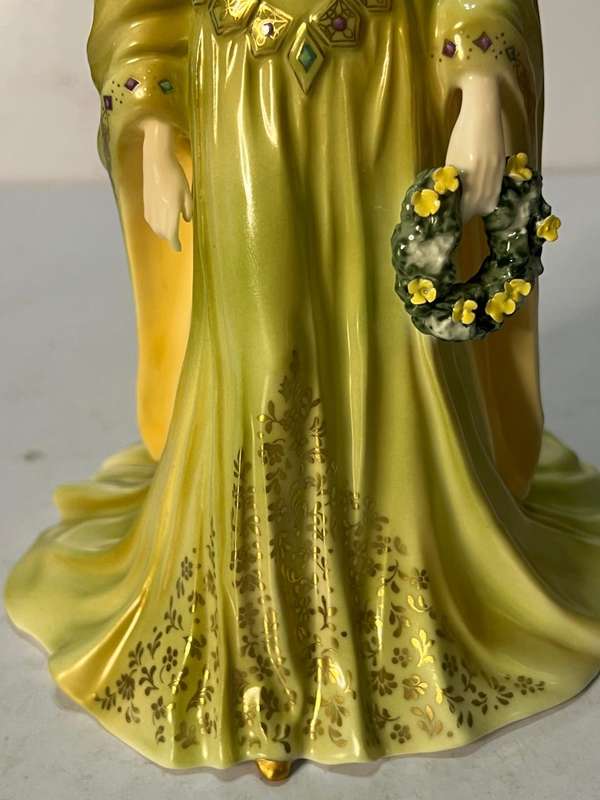 Royal Worcester Golden Girl of May