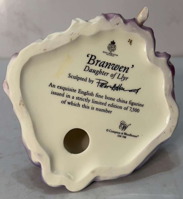 Royal Worcester Branwen Daughter Of Llyr Figurine Limited Edition China
