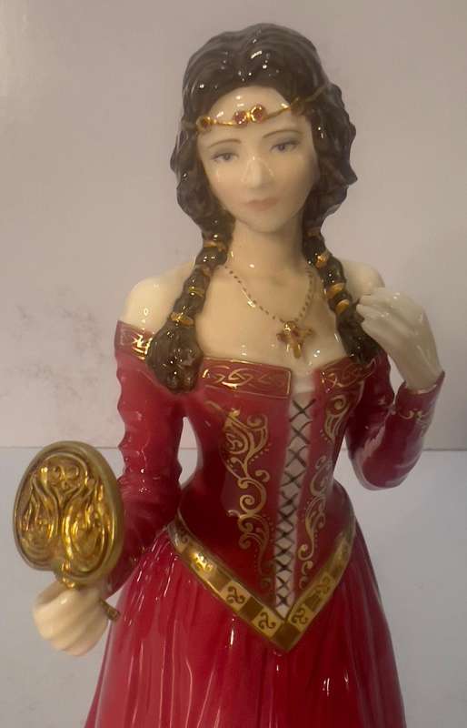Royal Worcester "The Fair Maiden of Astolat" Fine Bone China Figurine Limited Edition
