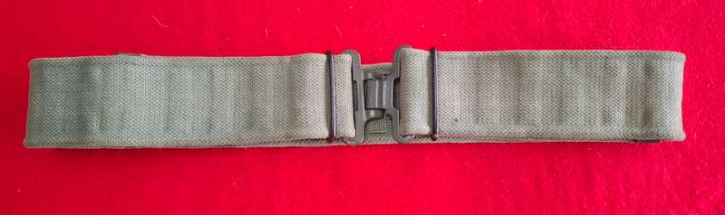 RHODESIAN ARMY - P69 CANVAS WEB BELT  - MAX LENGTH 102cm/40"            (8747)