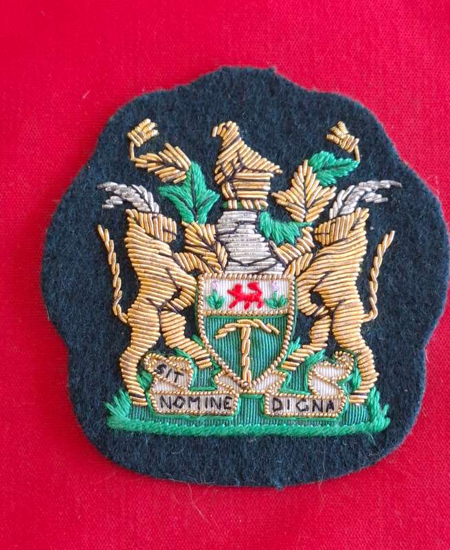 RHODESIAN ARMY - RSM BULLION BADGE FOR PARADE DRESS - SCARCE           (8769)