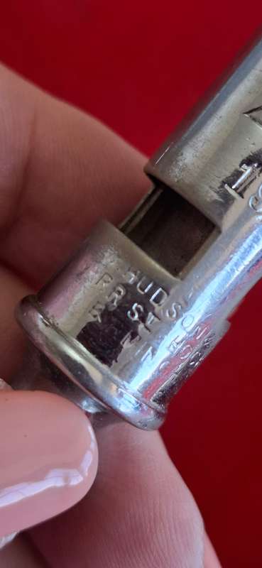 RHODESIA BSAP - WHISTLES, 1 X SOUTHERN RHODESIA GOVT. STAMPED - 1 X UDI PERIOD (NO MARKINGS)  (8791)