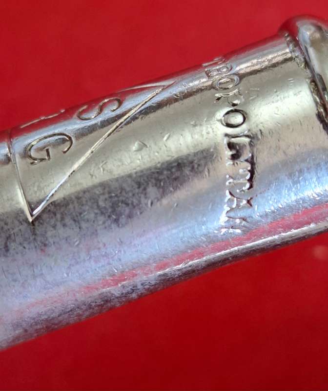 RHODESIA BSAP - WHISTLES, 1 X SOUTHERN RHODESIA GOVT. STAMPED - 1 X UDI PERIOD (NO MARKINGS)  (8791)