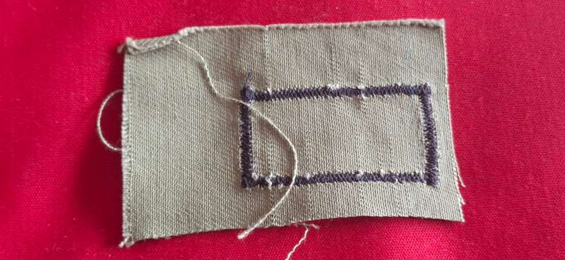 RHODESIAN INTERNAL AFFAIRS - KHAKI CHEST TITLE - MERROWED ON BORDER (8853)