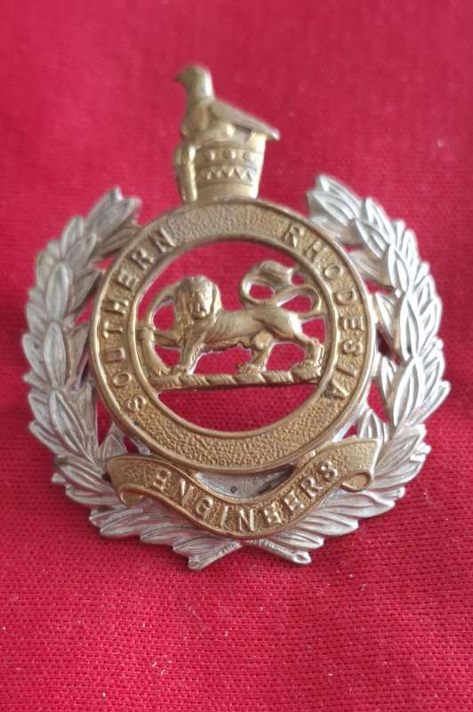 SOUTHERN RHODESIA ENGINEERS - OR'S BIMETAL, CAP BADGE - UNCOMMON   (8905)