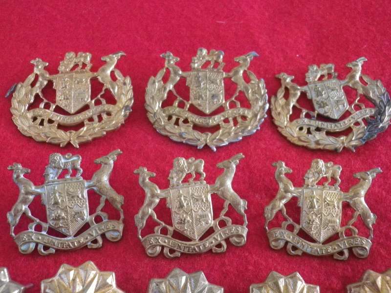 SADF ETC. ASSORTED LOT METAL RANK BADGES                                  (8895B)
