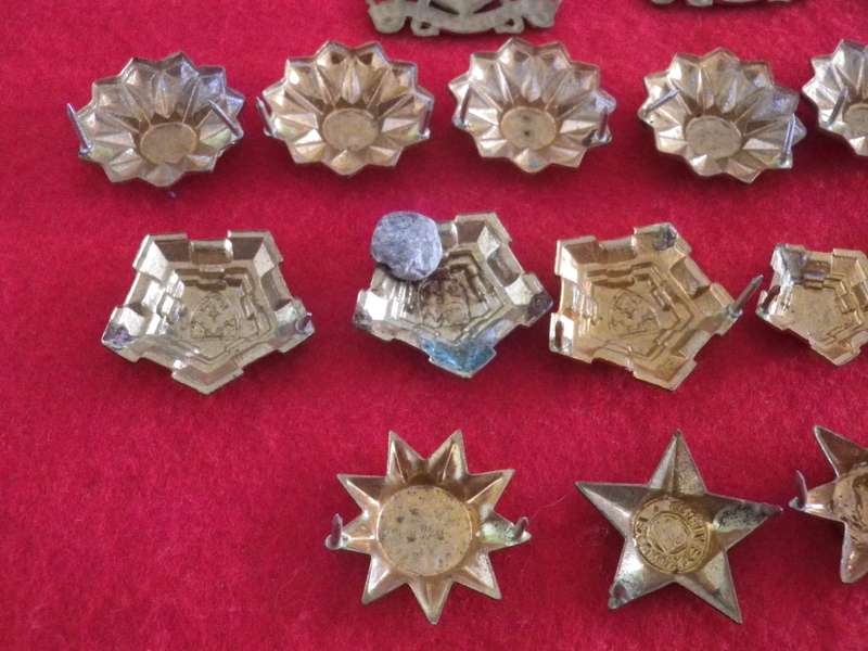 SADF ETC. ASSORTED LOT METAL RANK BADGES                                  (8895B)